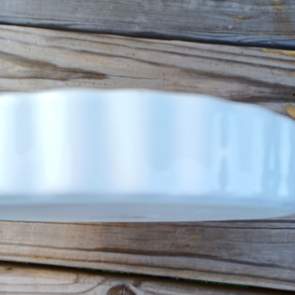 Vintage Christineholm Ceramic Rose Quiche Baking Dish - Picture 4 of 7